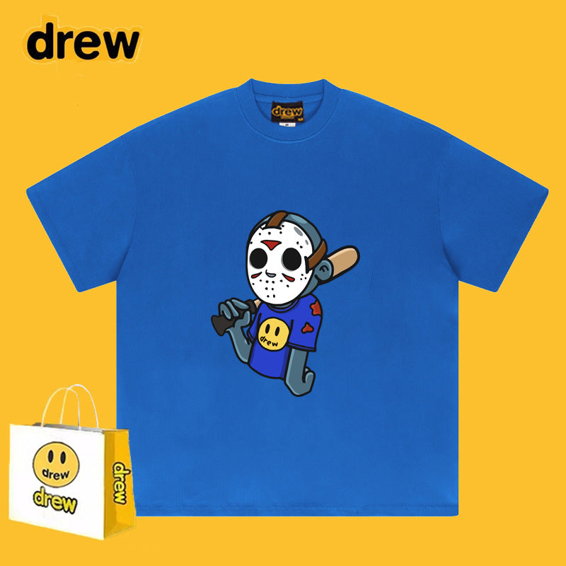 Drew T-shirts T-shirt Anime Print Short Sleeve