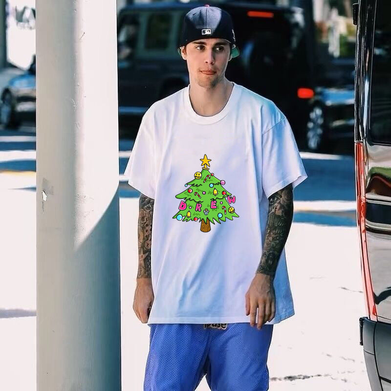 Drew T-shirts Christmas Tree Print