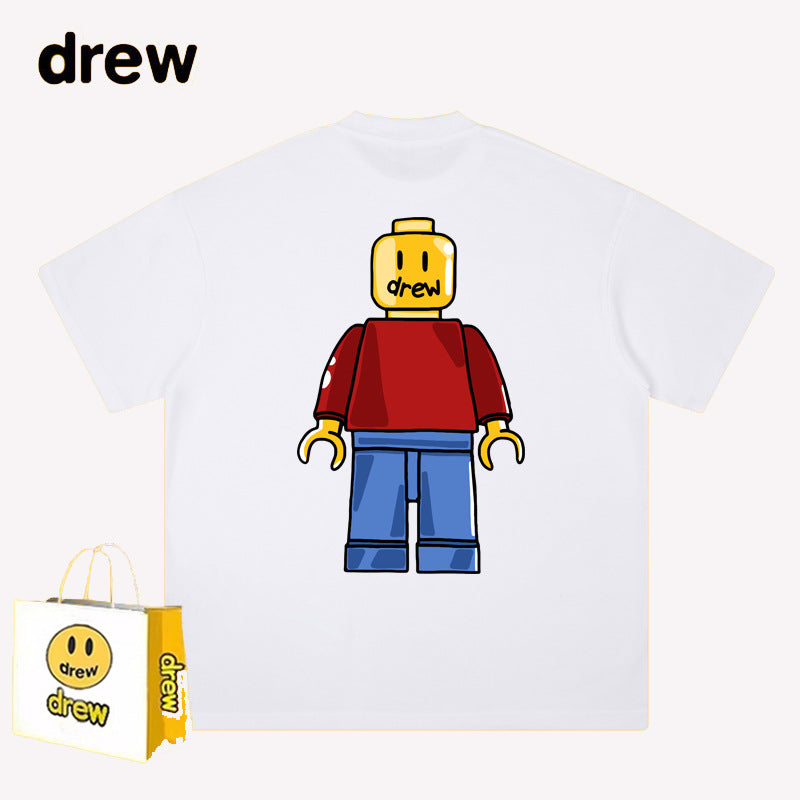 Drew T-shirts Smiley Face Short Sleeve