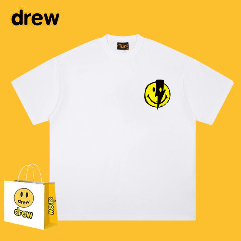 Drew T-shirts Loose round Neck