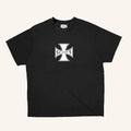 Askyurself T-shirts Casual Loose Men's and Women's Short-Sleeved T-shirt Black