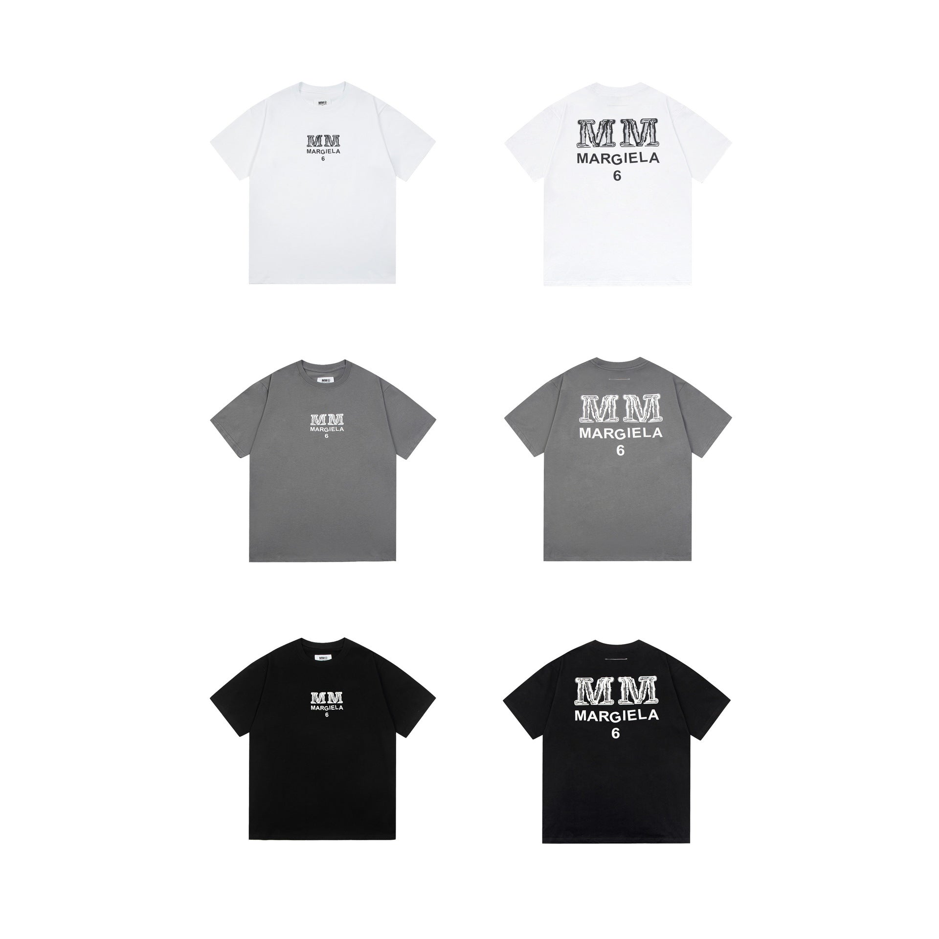 Maison Margiela T-shirt Crew Neck Loose Short Sleeve T-shirt