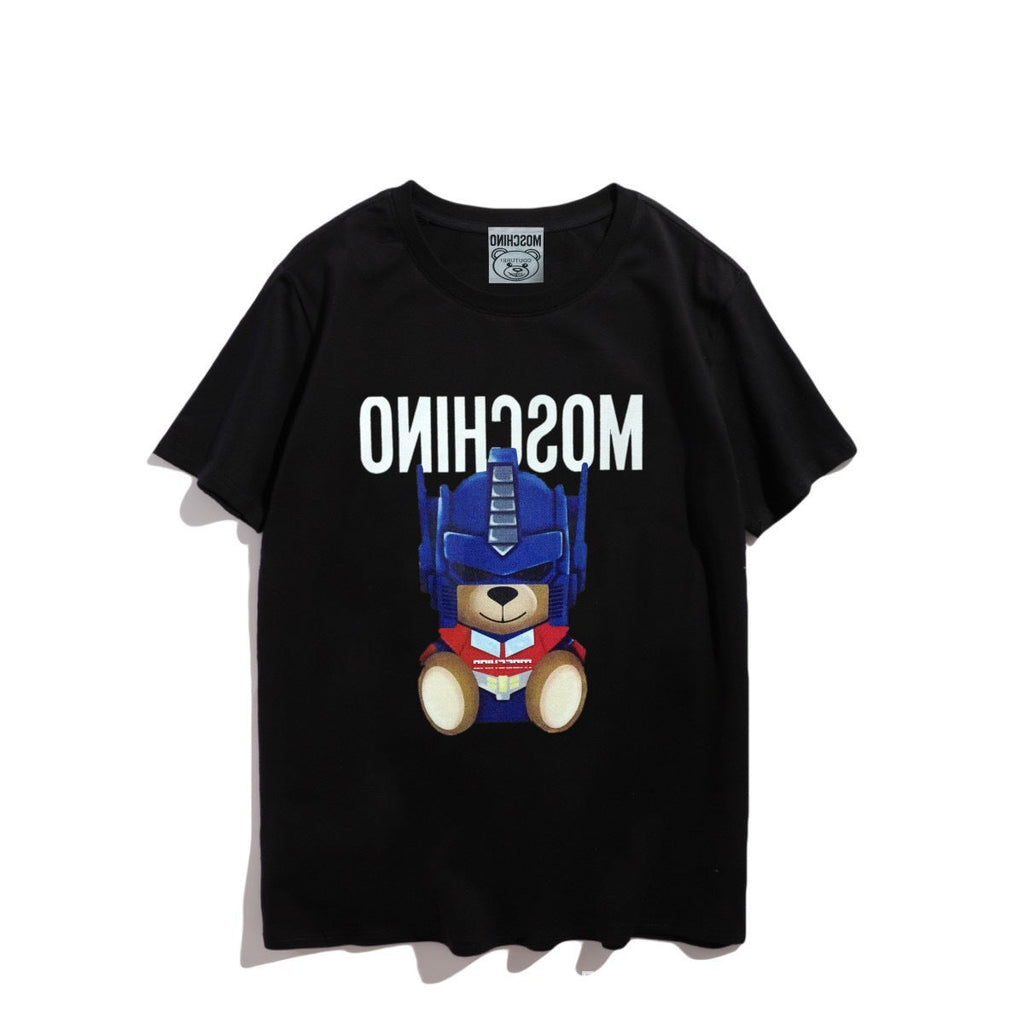 Moschino T-shirt Bear Printed Short-Sleeved T-shirt Couple Wear