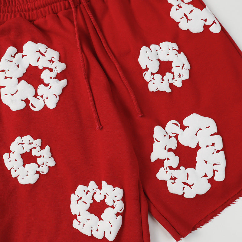 Denim Tears Shorts Foam Loose Casual Shorts