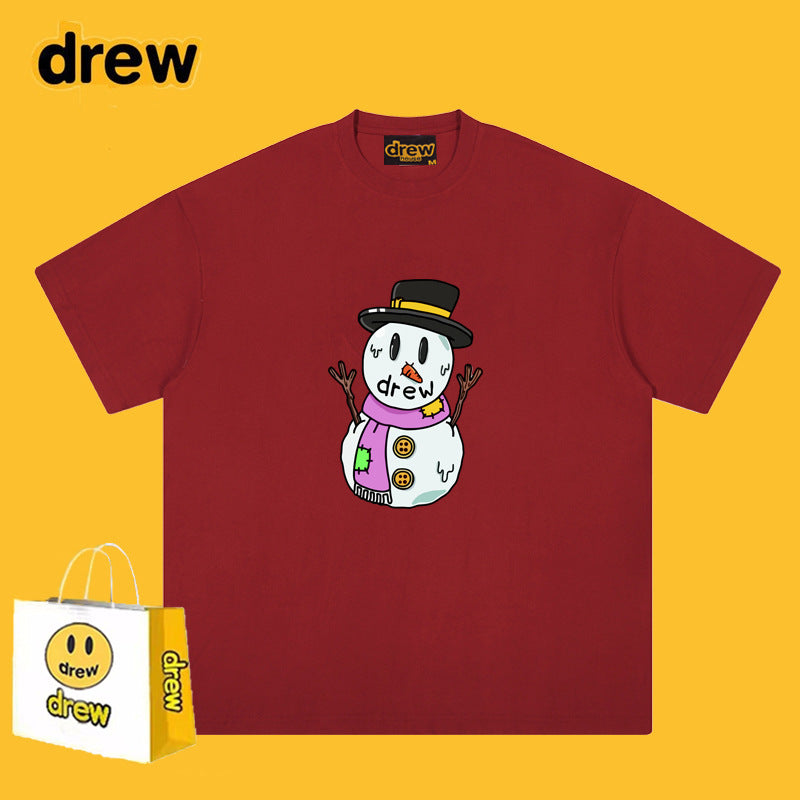 Drew T-shirts T-shirt Snowman Print