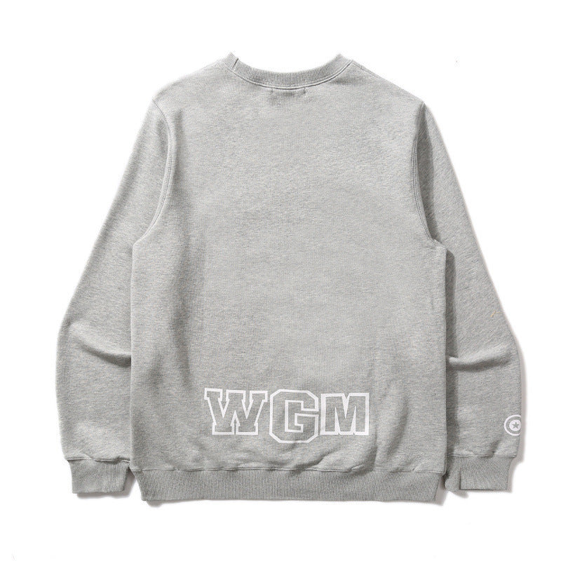 Bathing Ape Sweatshirt round Neck Sweater Autumn and Winter Men's and Women's Bottoming Shirt