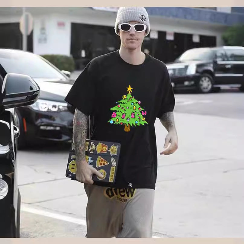 Drew T-shirts Christmas Tree Print