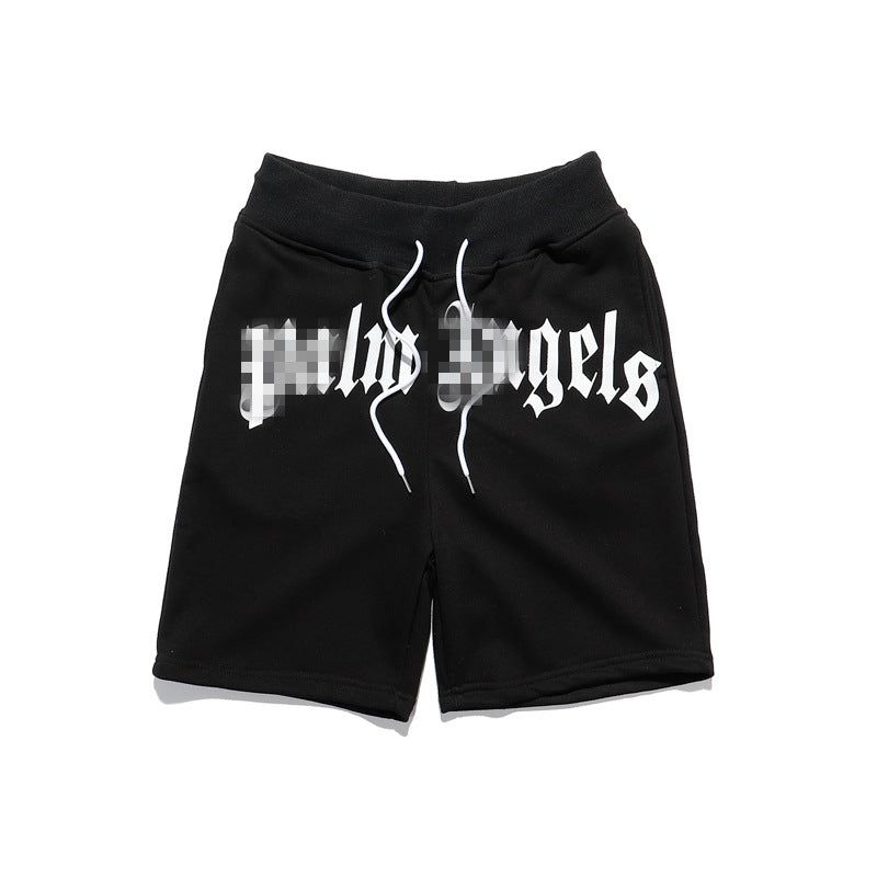 Palm Angels Shorts Hip Hop Trend Loose Printed Sports and Leisure