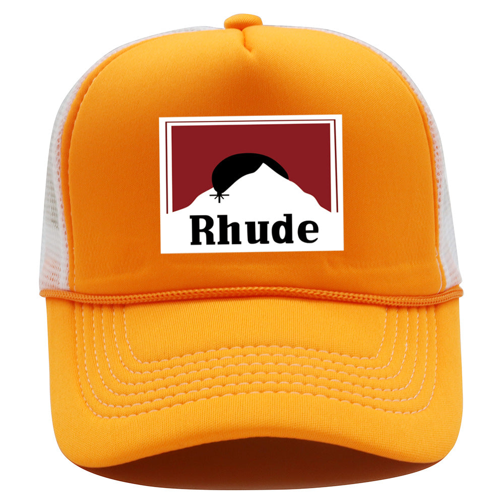 Rhude Hat Vintage Breathable Shade Baseball Cap