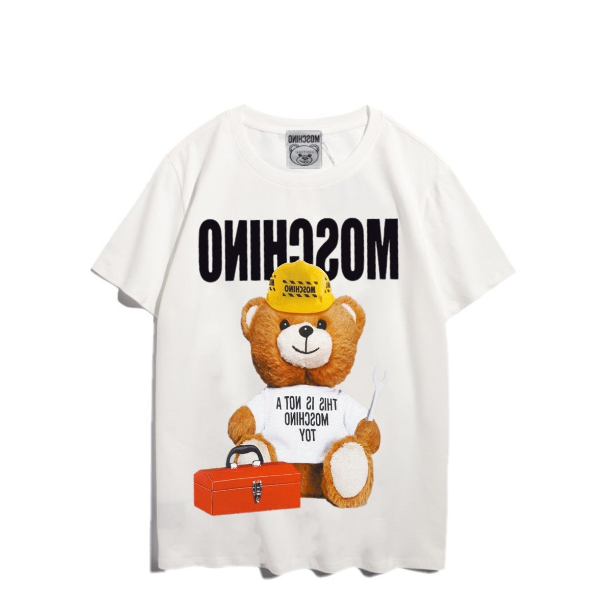 Moschino T-shirt Bear Printed Short-Sleeved T-shirt Couple Wear