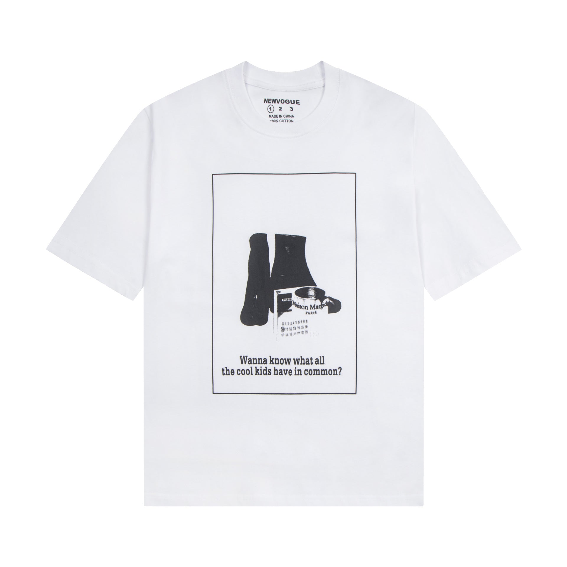 Maison Margiela T-shirt Crew Neck Loose Short Sleeve T-shirt
