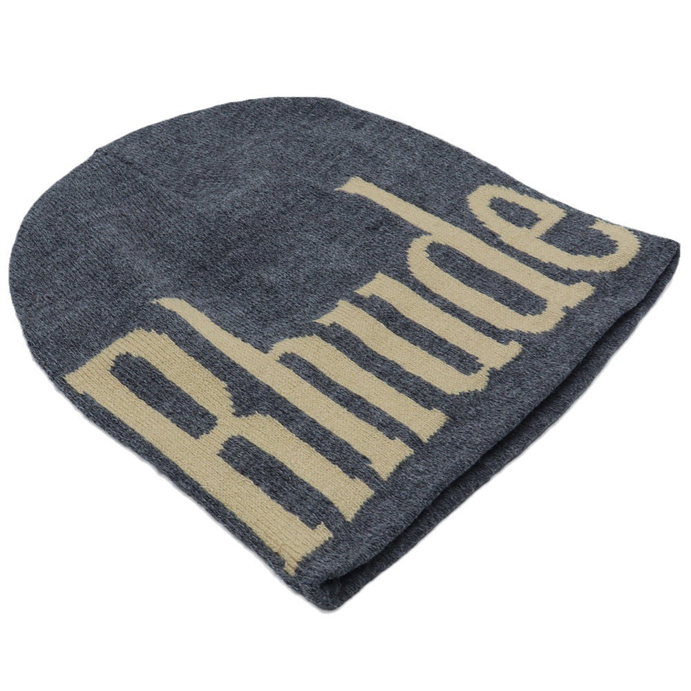 Rhude Hat Fashion Knitted Hat Windproof Ear Protector