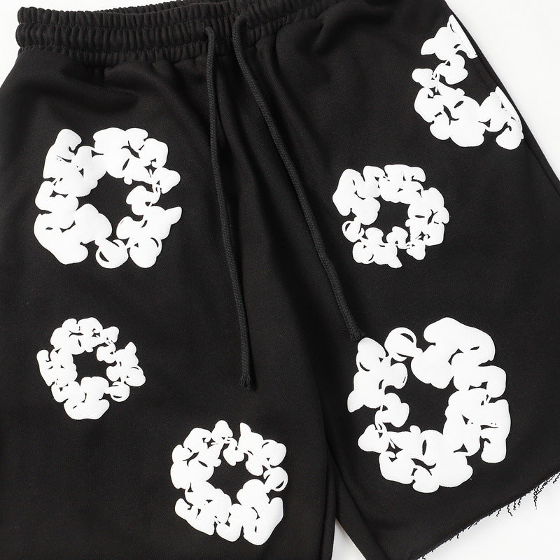 Denim Tears Shorts Foam Loose Casual Shorts