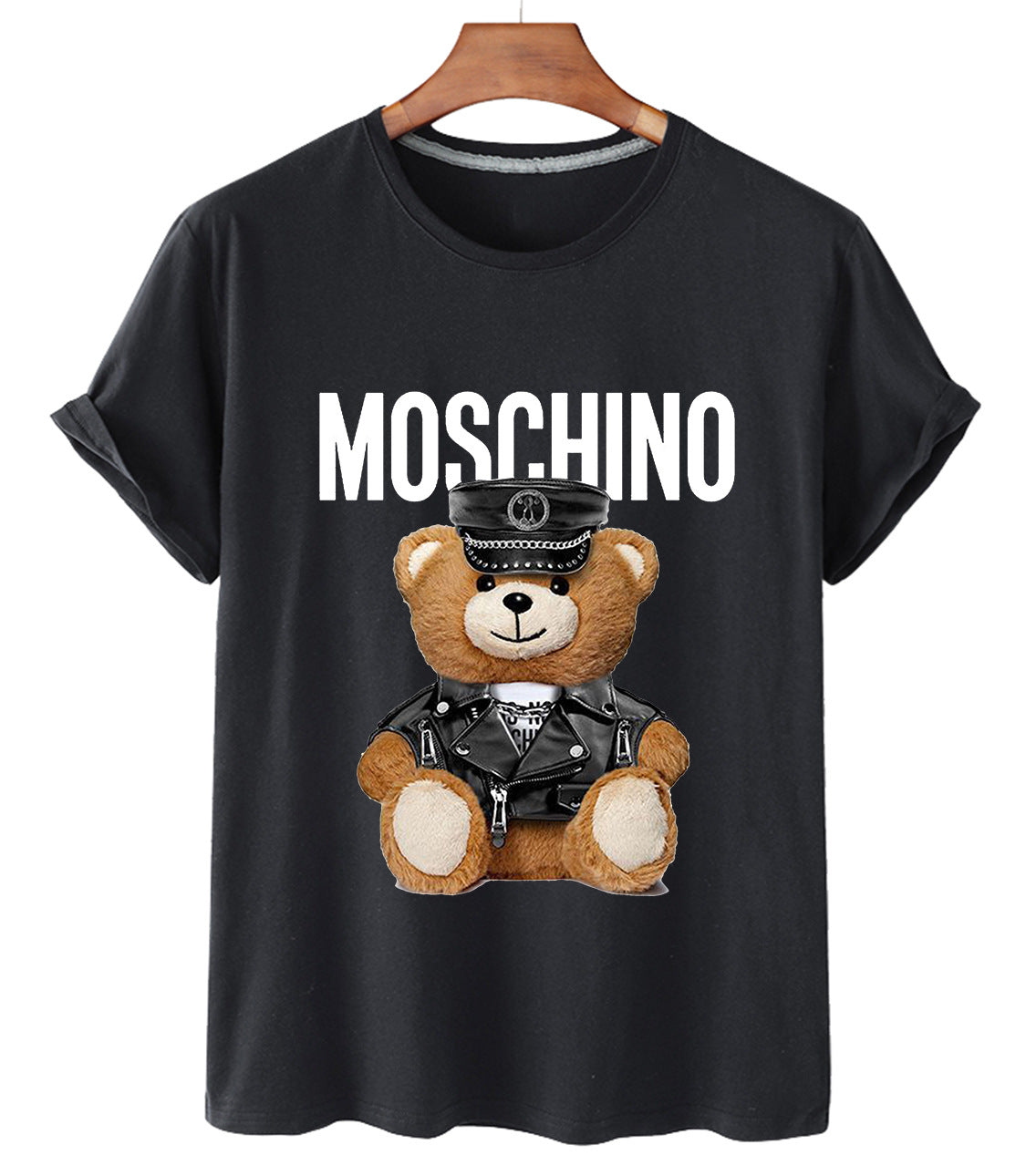 Moschino T-shirt Bear Printed Short-Sleeved T-shirt For Men And Women