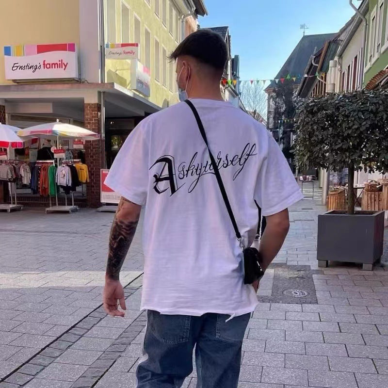 Askyurself T-shirts Printed Short Sleeve T-shirt
