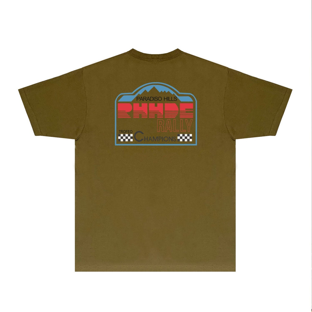 Rhude T-shirts Printed Trendy Pure Cotton
