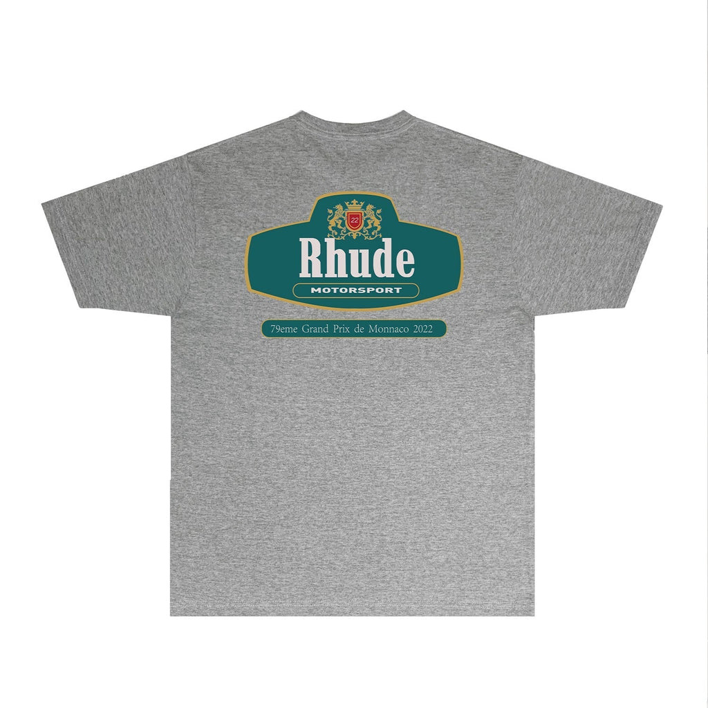 Rhude T-shirts Printed Trendy Pure Cotton