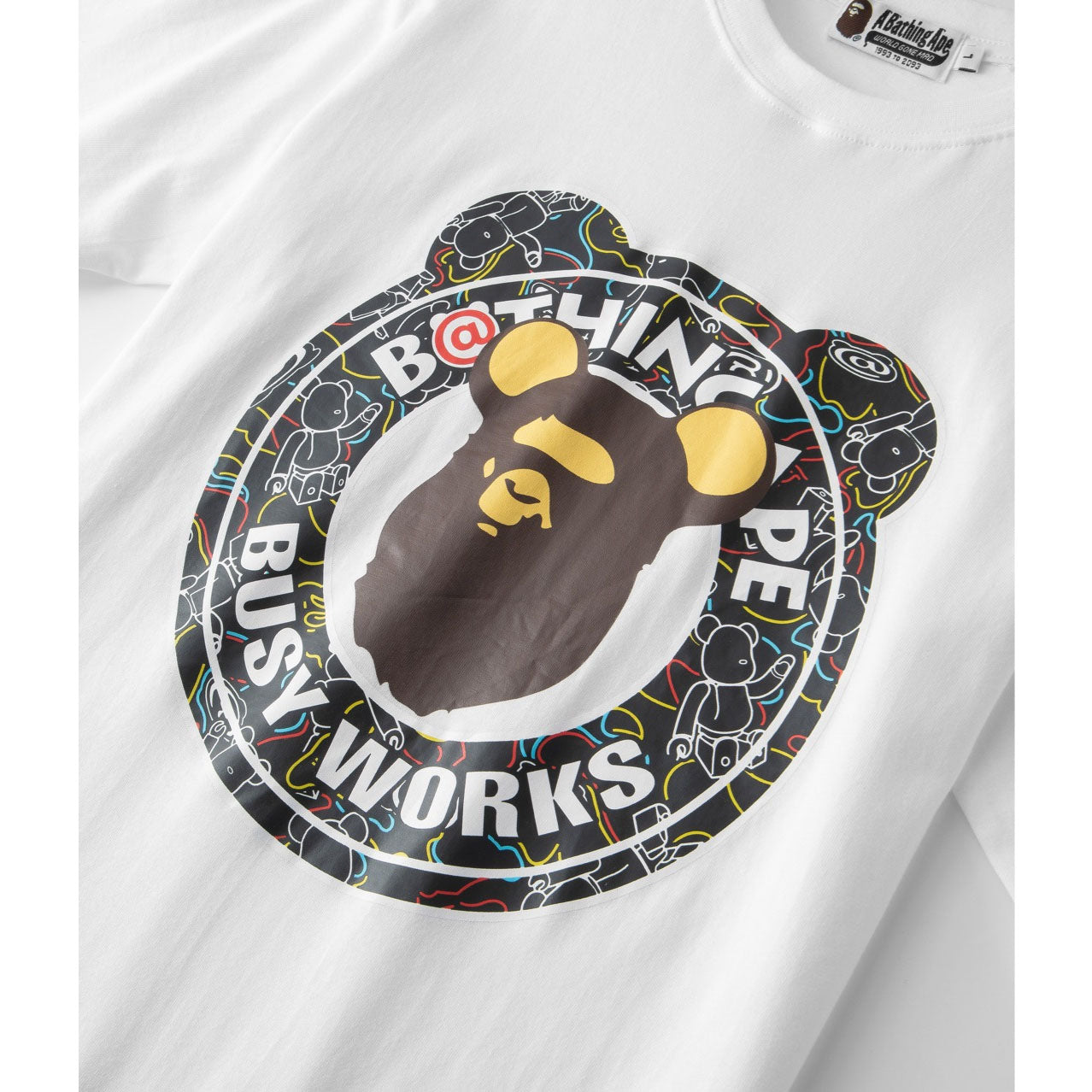 Bape Bearbrick T-Shirt Summer Camouflage J Classic Ape Pattern Short Sleeve