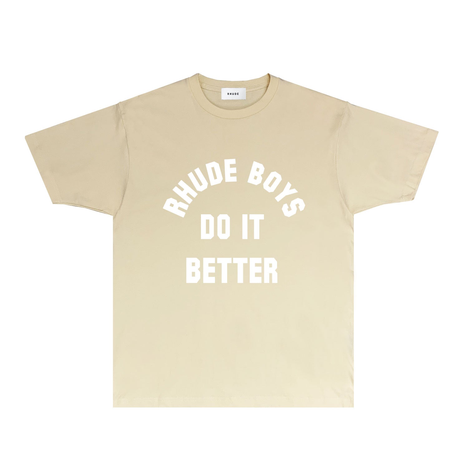 Rhude T-shirts Printed Trendy Pure Cotton