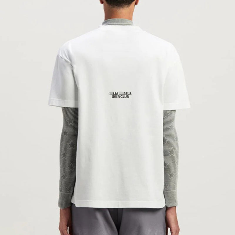 Palm Angels T-shirt Angel Alphabet Slogan Short Palm Sleeve T-shirt