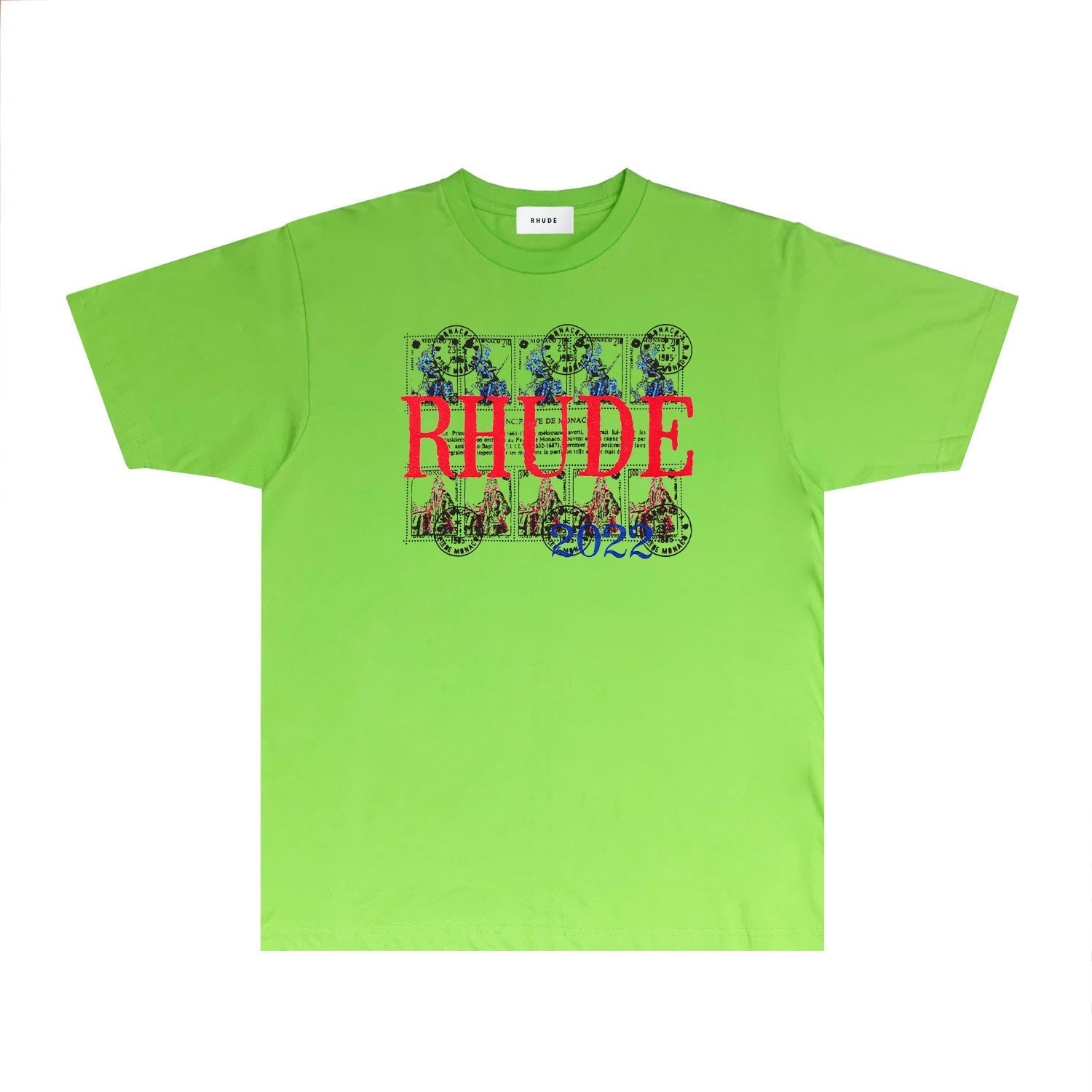 Rhude T-shirts Printed Trendy Pure Cotton