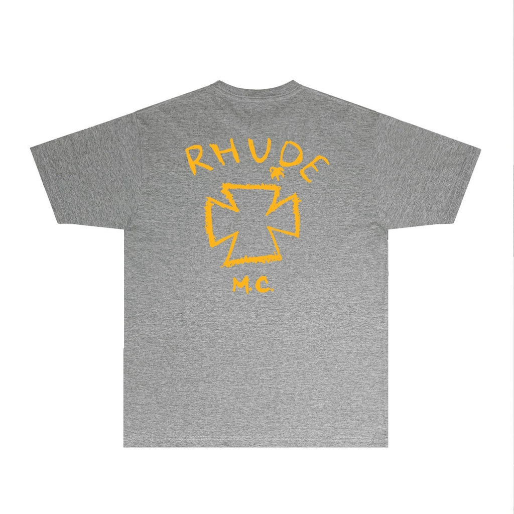 Rhude T-shirts Printed Trendy Pure Cotton