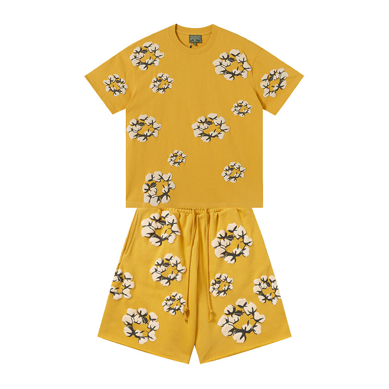 Denim Tears T-shirt & Shorts 2 Piece Set