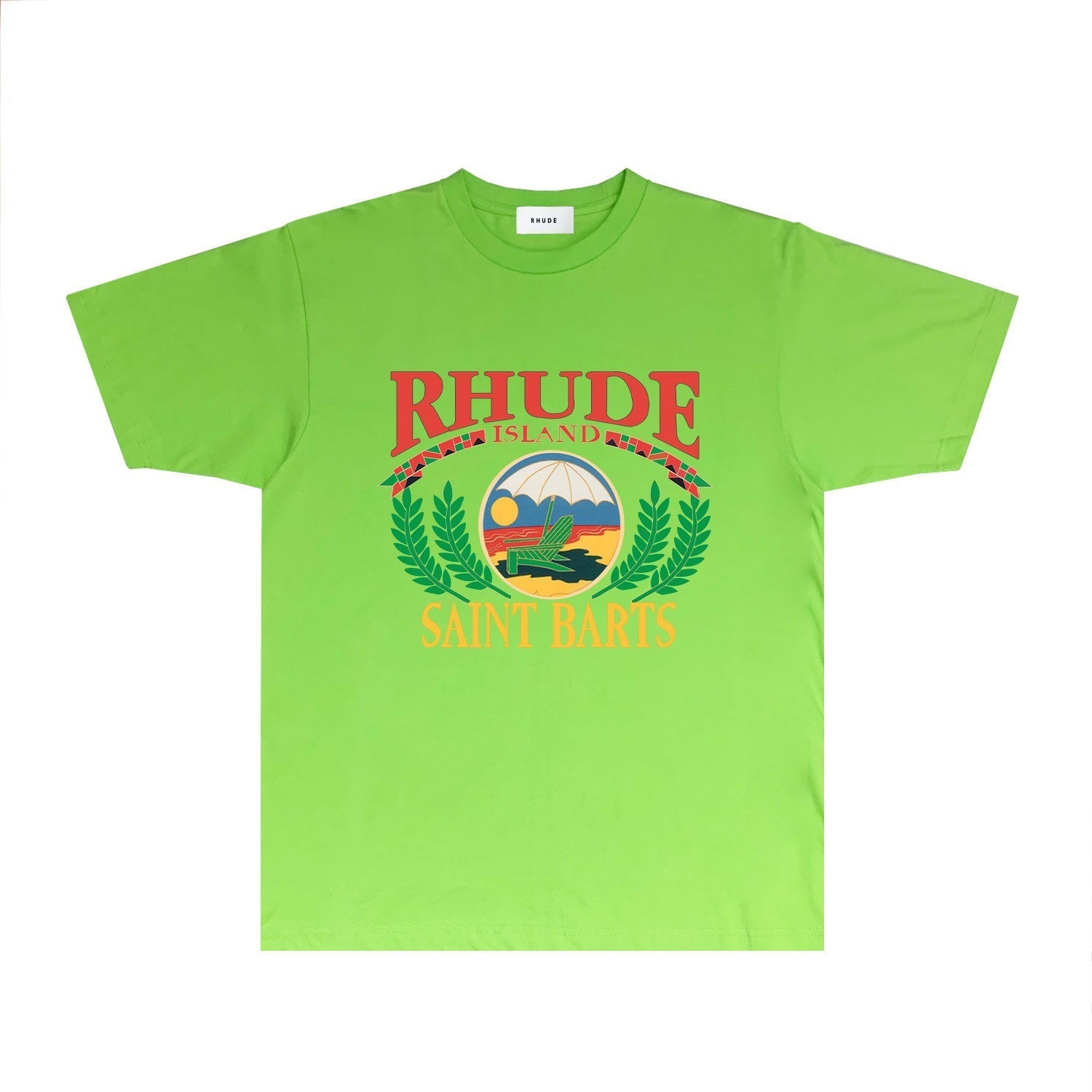 Rhude T-shirts Printed Trendy Pure Cotton