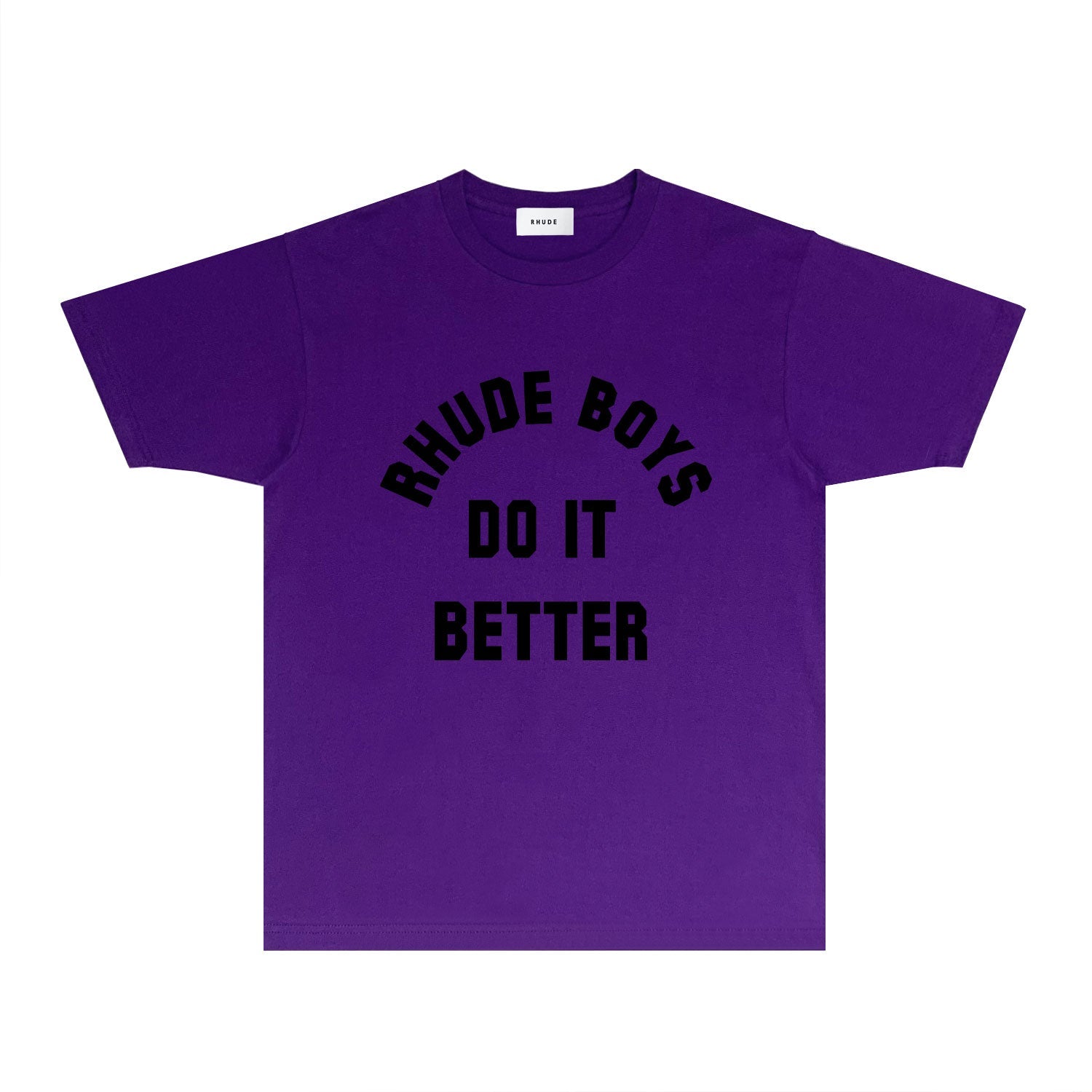 Rhude T-shirts Printed Trendy Pure Cotton