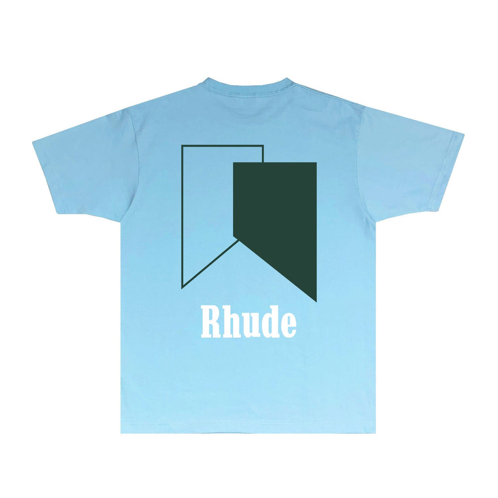 Rhude T-shirts Printed Trendy Pure Cotton