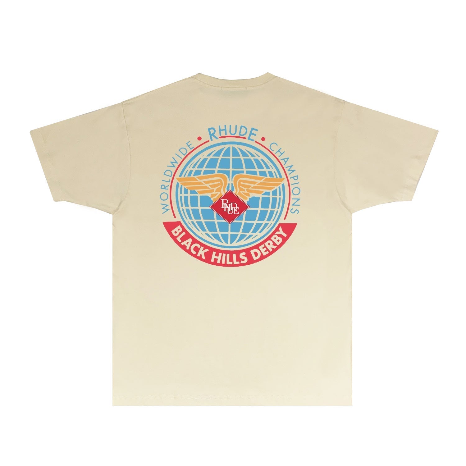 Rhude T-shirts Printed Trendy Pure Cotton