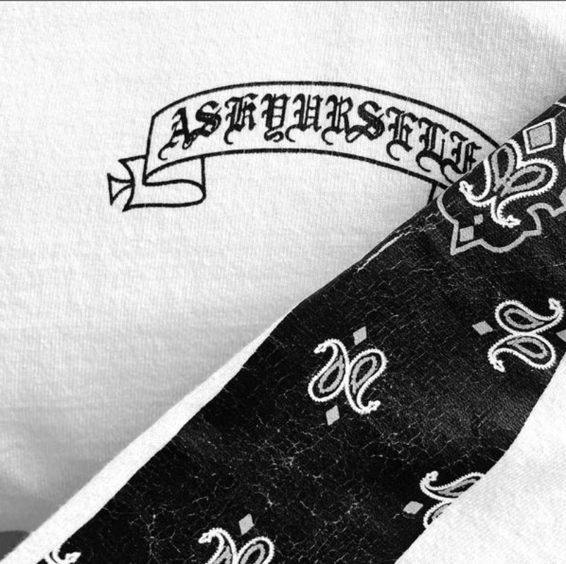 Askyurself T-shirts Printed Men's and Women's Long Sleeves T-shirt Loose