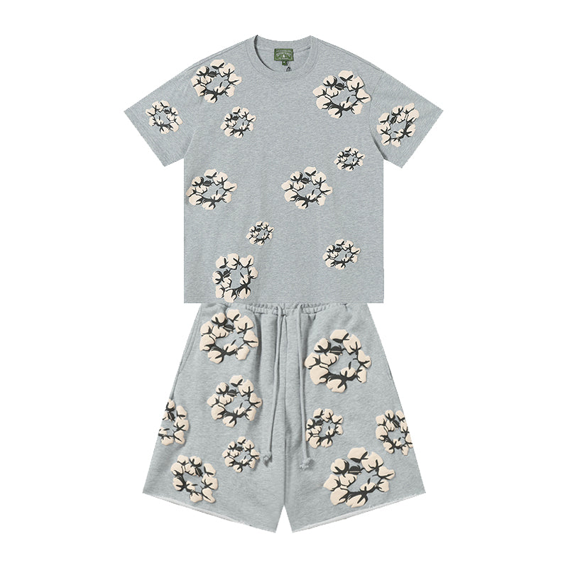 Denim Tears T-shirt & Shorts 2 Piece Set