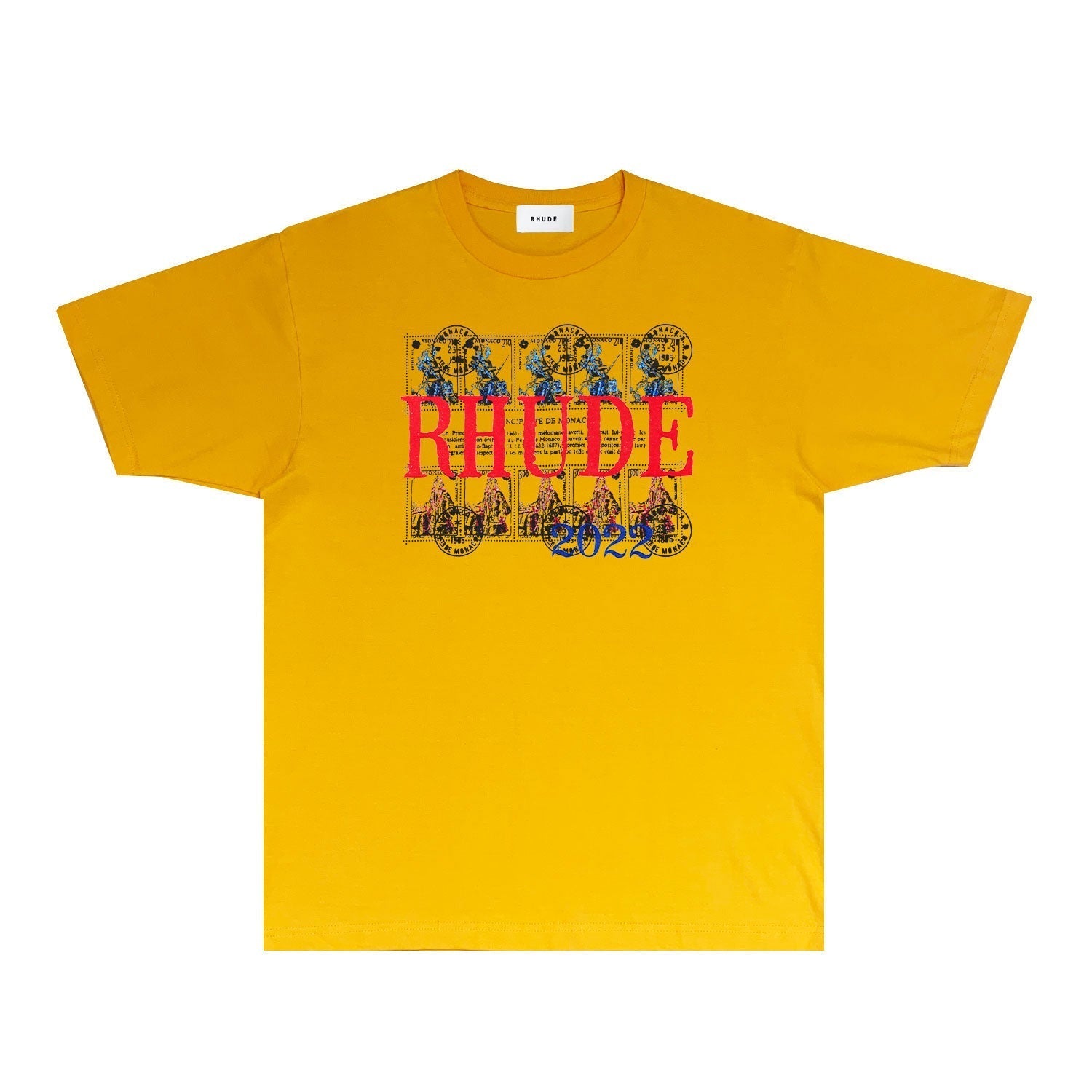 Rhude T-shirts Printed Trendy Pure Cotton