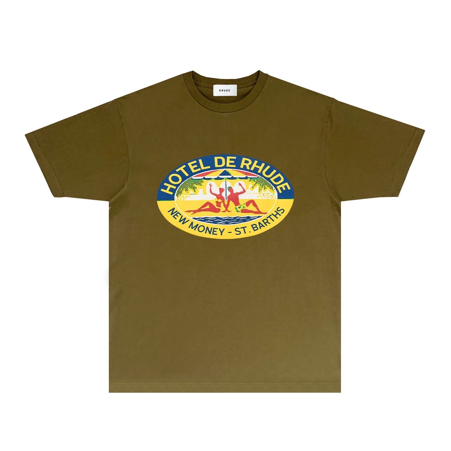 Rhude T-shirts Printed Trendy Pure Cotton