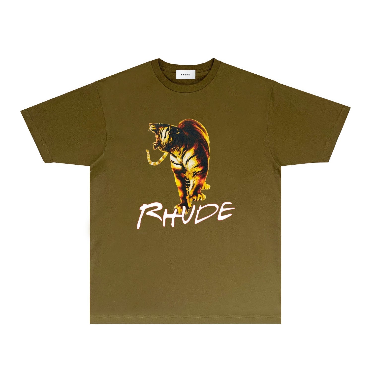 Rhude T-shirts Printed Trendy Pure Cotton