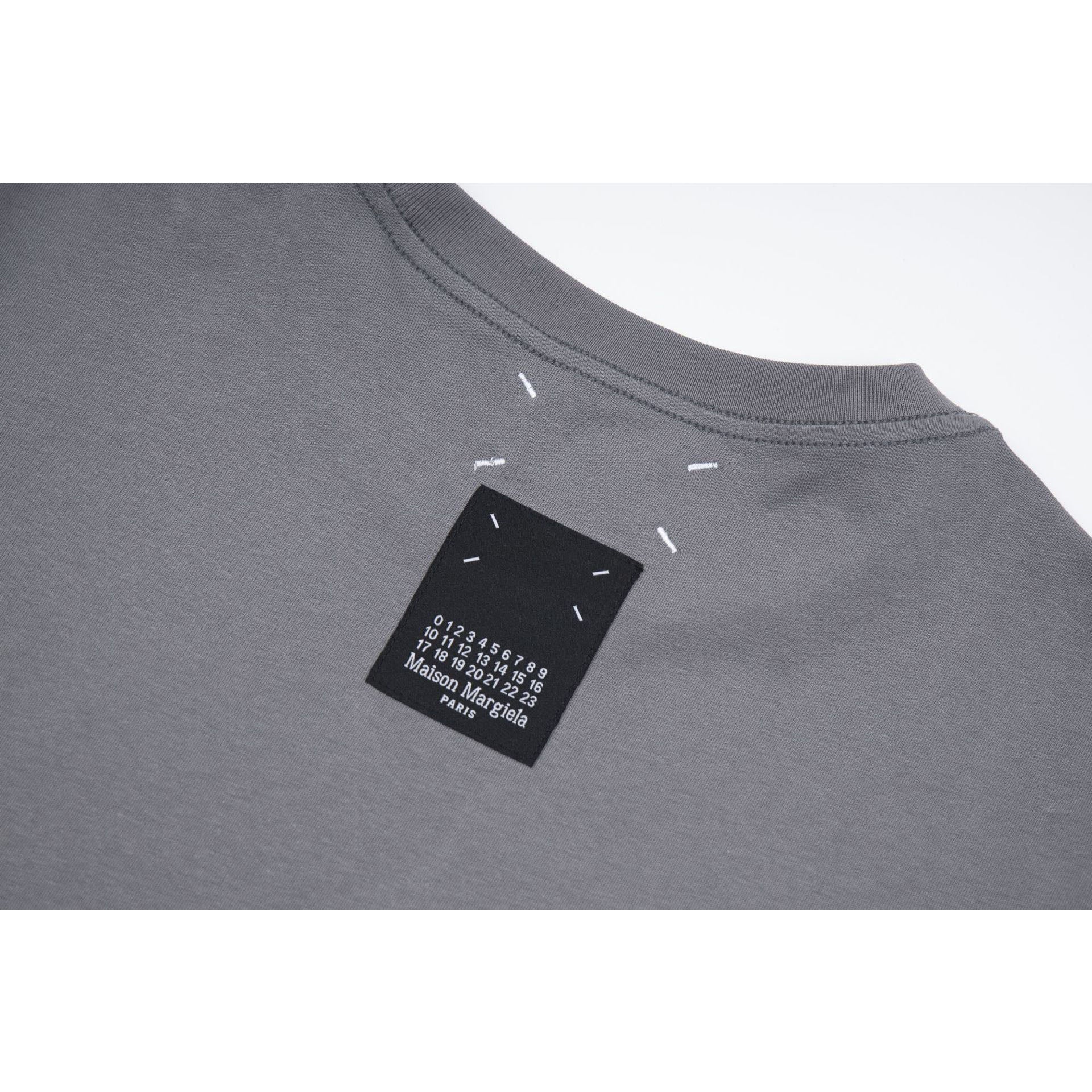 Maison Margiela T-shirt Crew Neck, Loose Short Sleeve T-shirt