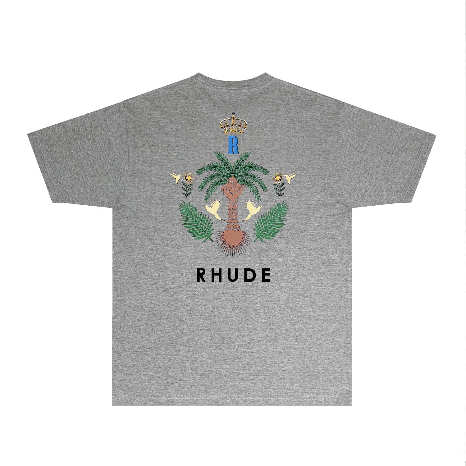 Rhude T-shirts Printed Trendy Pure Cotton