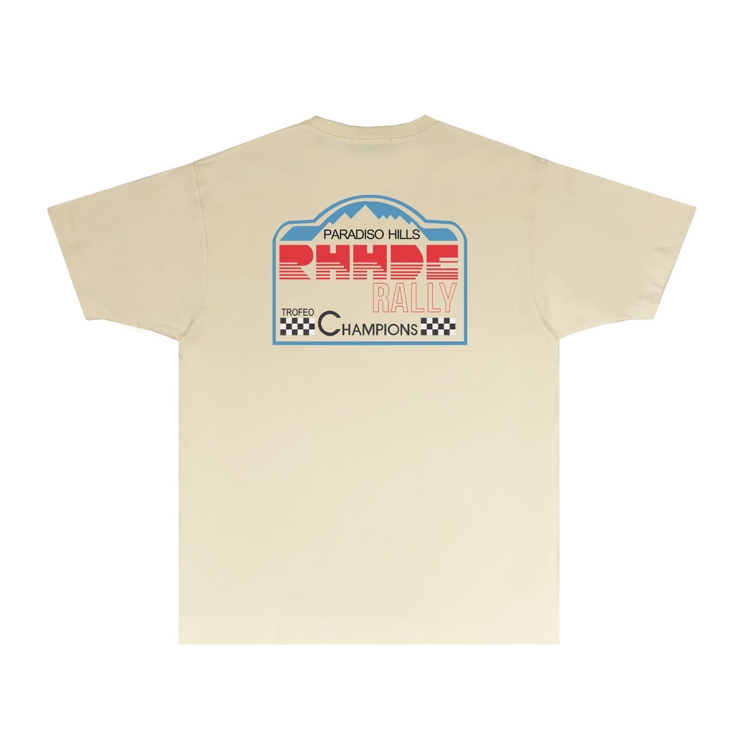 Rhude T-shirts Printed Trendy Pure Cotton