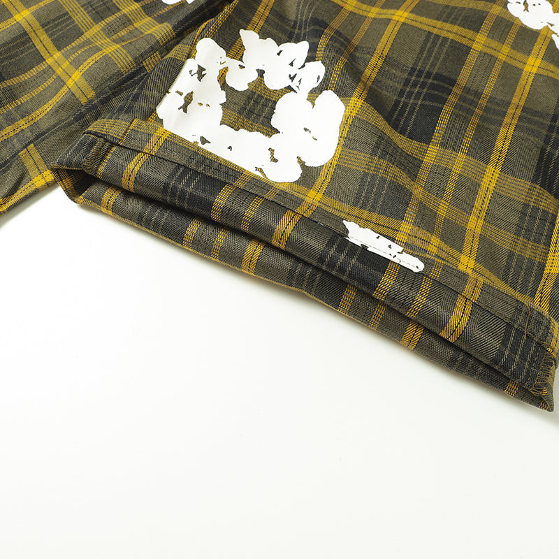 Denim Tears Shorts Kapok Plaid Shorts