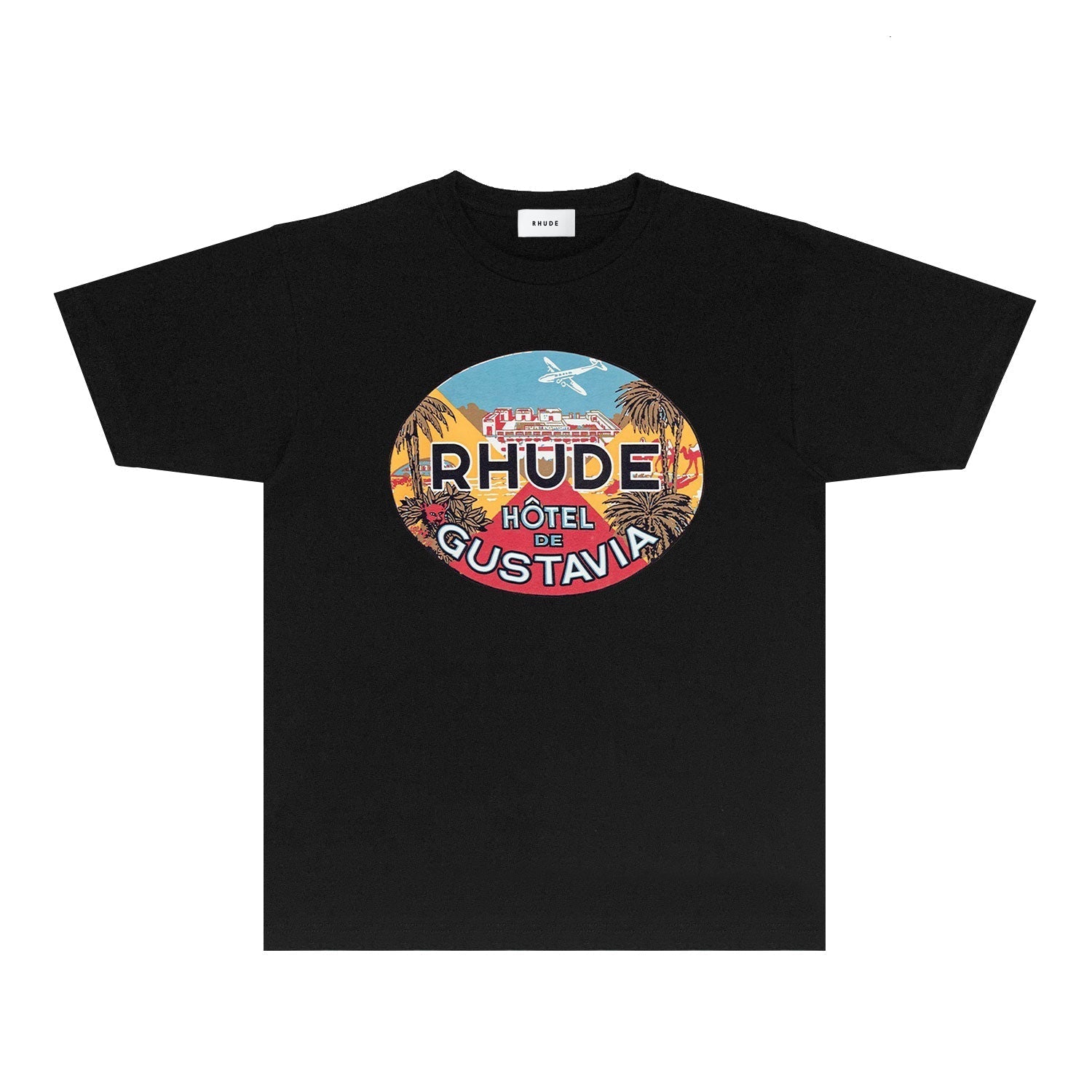 Rhude T-shirts Printed Trendy Pure Cotton