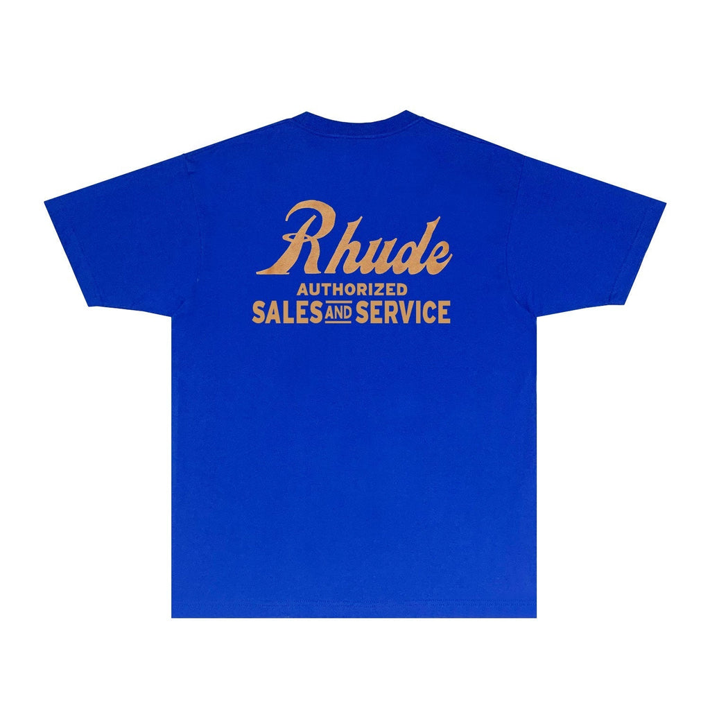 Rhude T-shirts Printed Trendy Pure Cotton