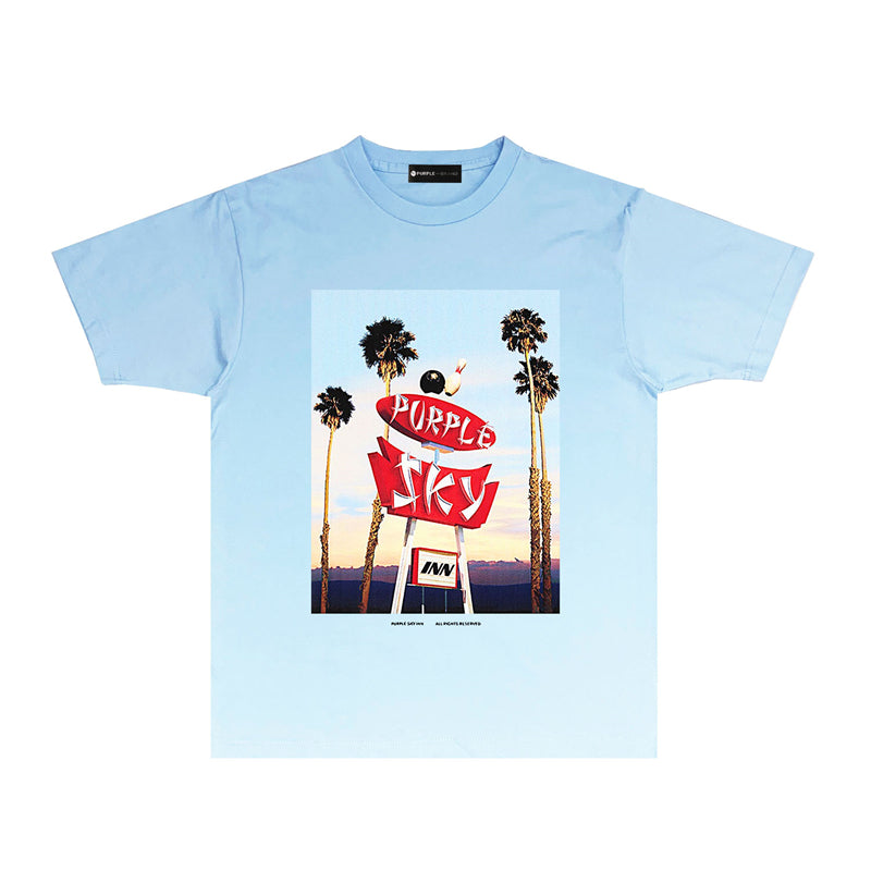 PURPLE  fashion T-shirt