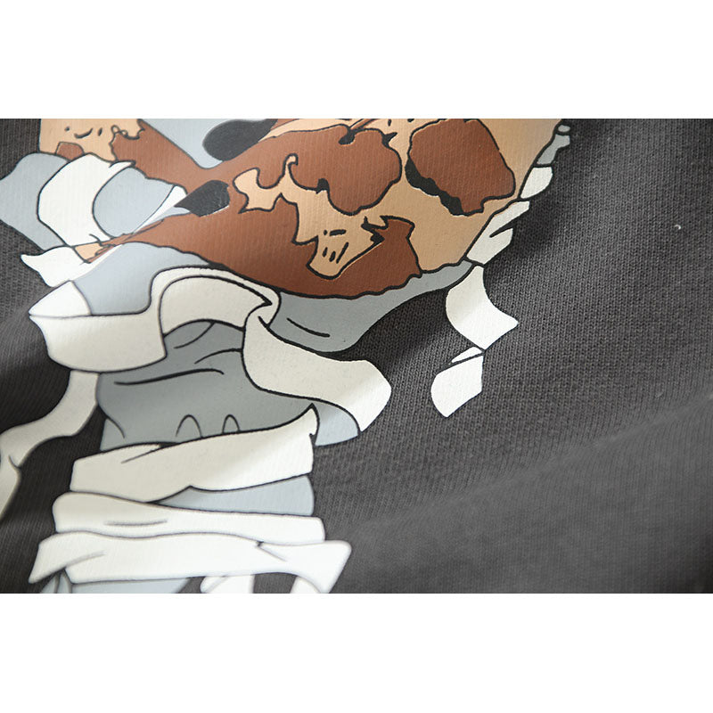 Askyurself T-shirts Big Talker Same Skull Hand Cross Sweater