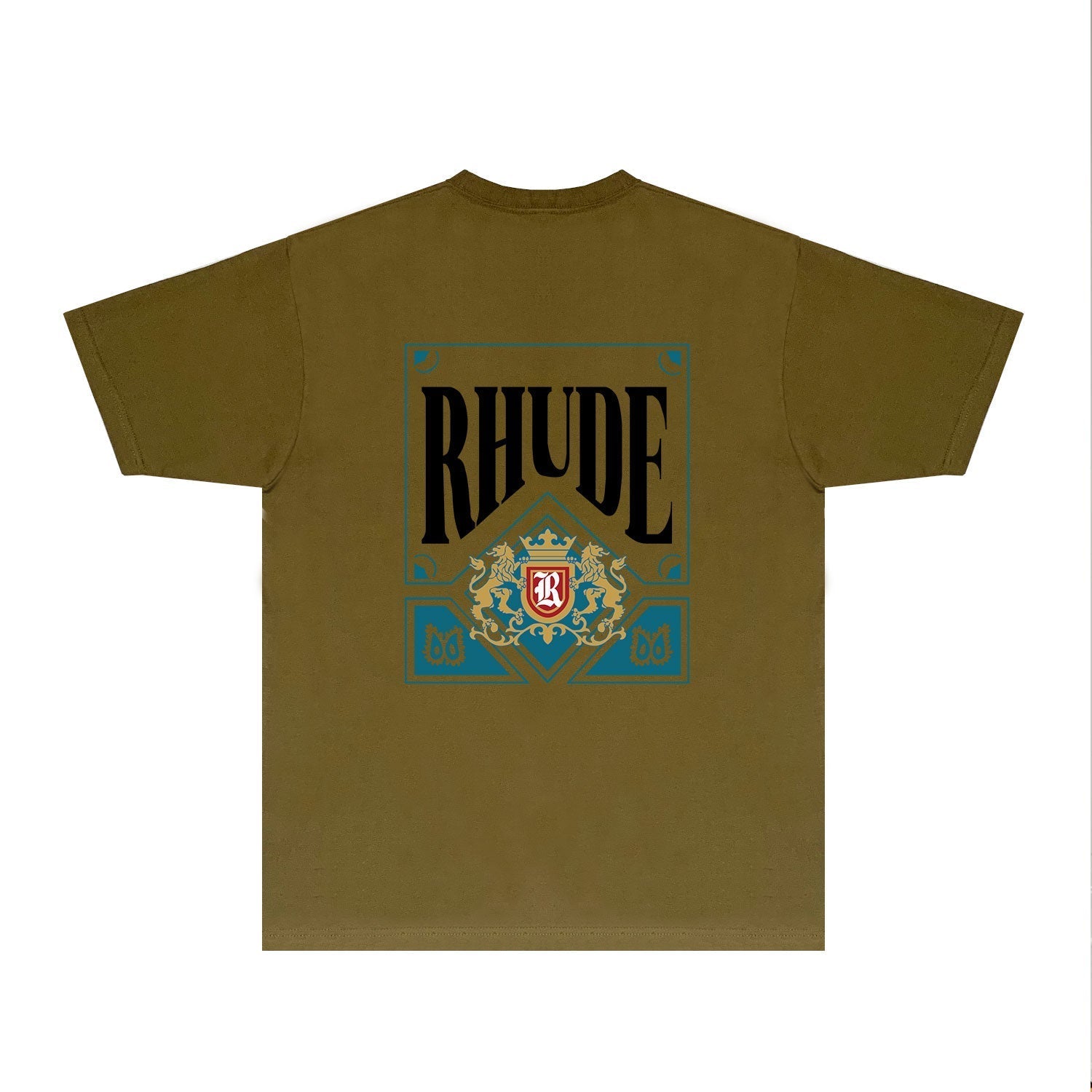 Rhude T-shirts Printed Trendy Pure Cotton