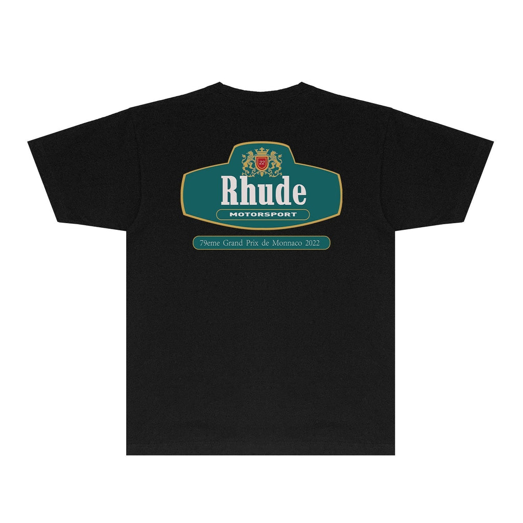 Rhude T-shirts Printed Trendy Pure Cotton