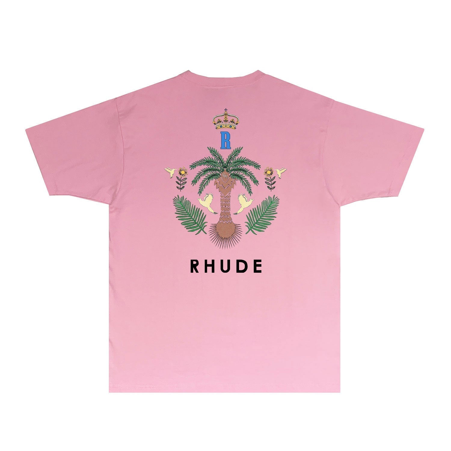 Rhude T-shirts Printed Trendy Pure Cotton