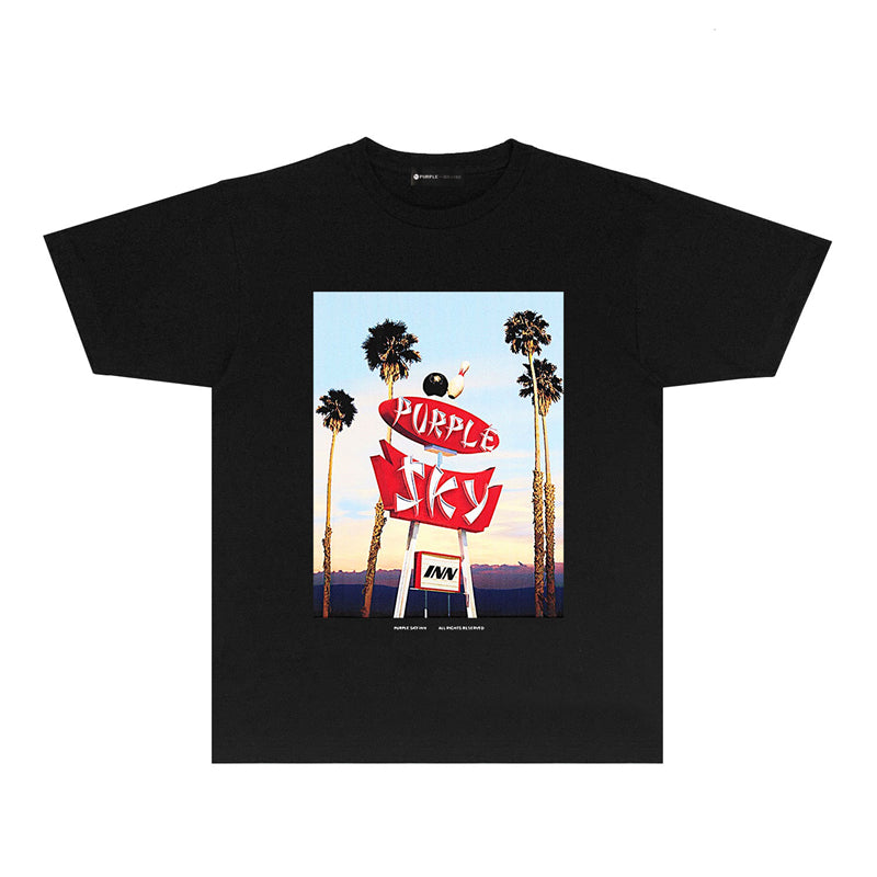 PURPLE  fashion T-shirt