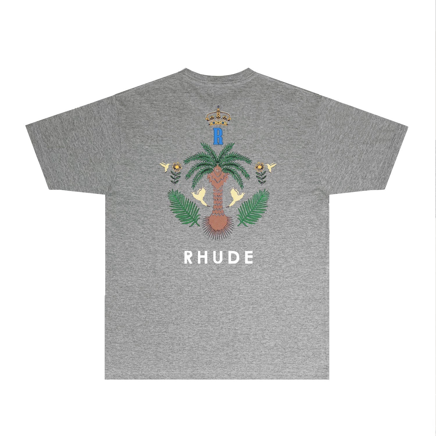 Rhude T-shirts Printed Trendy Pure Cotton