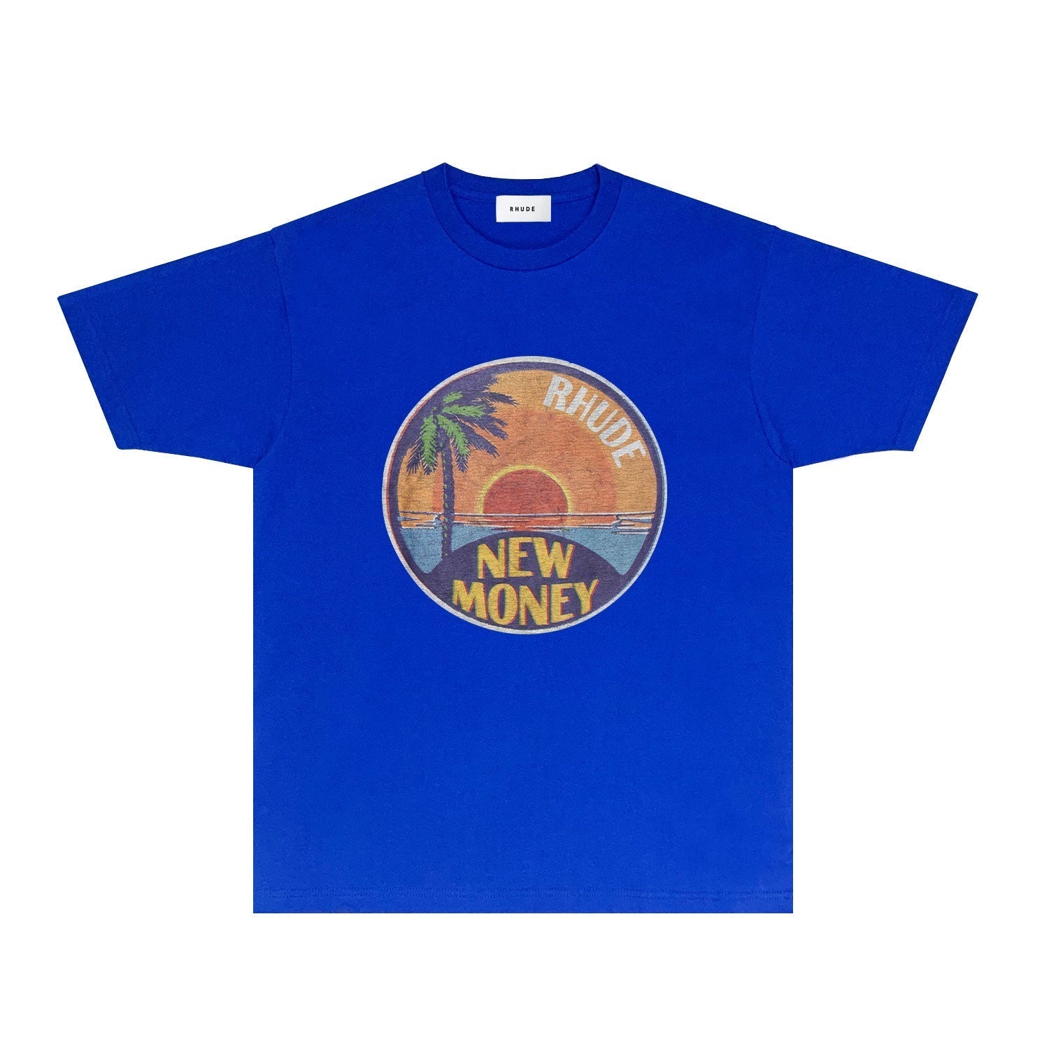 Rhude T-shirts Printed Trendy Pure Cotton